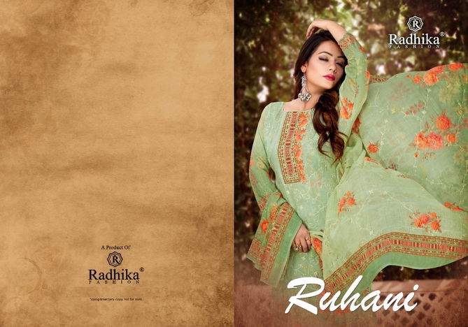 AZARA RUHANI Fancy Festive Wear Cotton Digital Print Designer Salwar Suit Collection